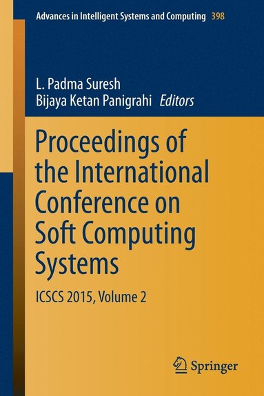 bokomslag Proceedings of the International Conference on Soft Computing Systems