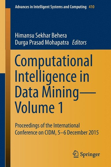 bokomslag Computational Intelligence in Data MiningVolume 1