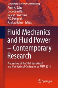 bokomslag Fluid Mechanics and Fluid Power  Contemporary Research