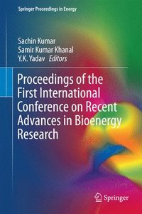 bokomslag Proceedings of the First International Conference on Recent Advances in Bioenergy Research
