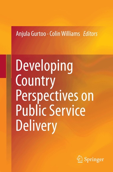 Anjula Gurtoo, Colin Williams - Developing Country Perspectives on Public Service Delivery, Häftad