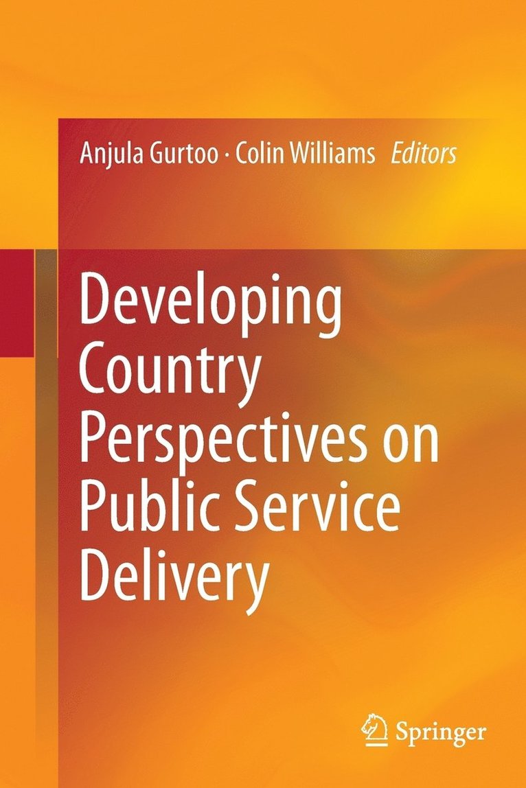 Developing Country Perspectives on Public Service Delivery 1