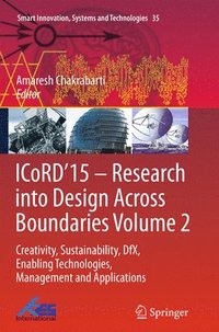 bokomslag ICoRD'15 - Research into Design Across Boundaries Volume 2