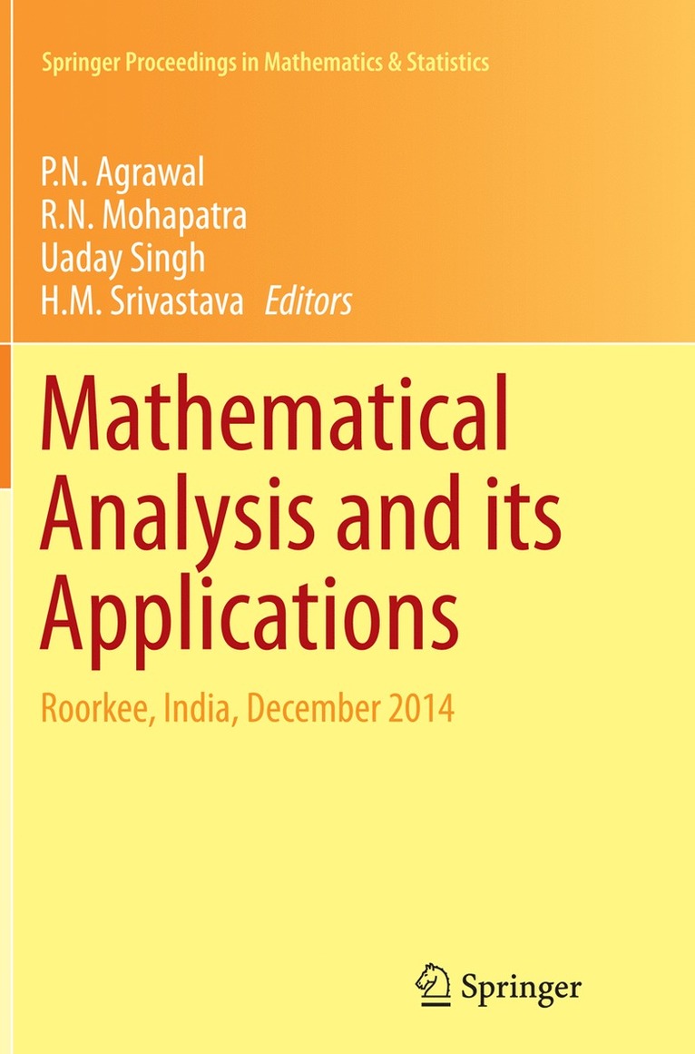 Mathematical Analysis and its Applications 1