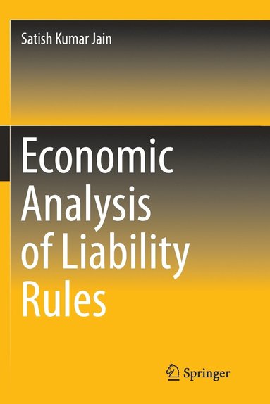 bokomslag Economic Analysis of Liability Rules