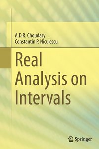bokomslag Real Analysis on Intervals