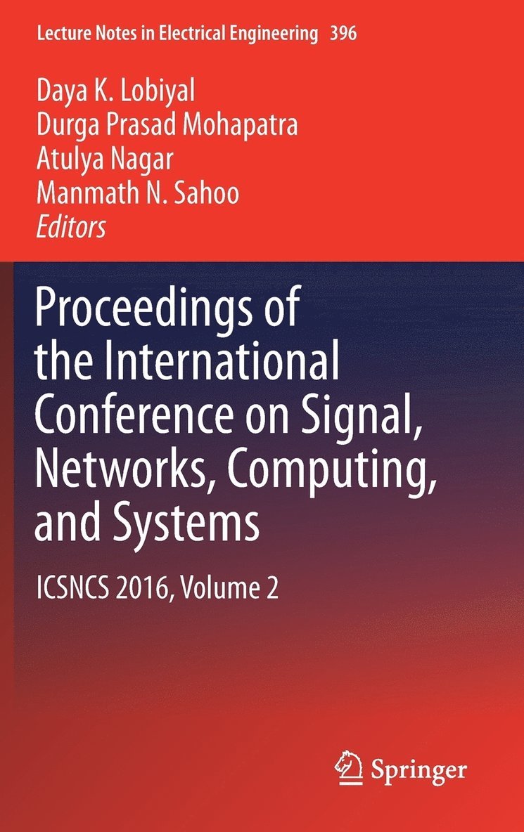 Proceedings of the International Conference on Signal, Networks, Computing, and Systems 1