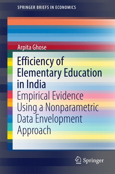 bokomslag Efficiency of Elementary Education in India