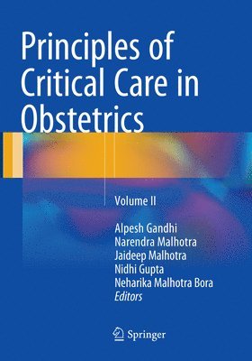 bokomslag Principles of Critical Care in Obstetrics