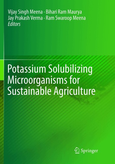 Vijay Singh Meena, Bihari Ram Maurya, Jay Prakash Verma, Ram Swaroop Meena - Potassium Solubilizing Microorganisms for Sustainable Agriculture, Häftad