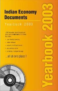 bokomslag Indian Economy Documents Yearbook 2003