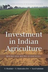 bokomslag Investment in Indian Agriculture