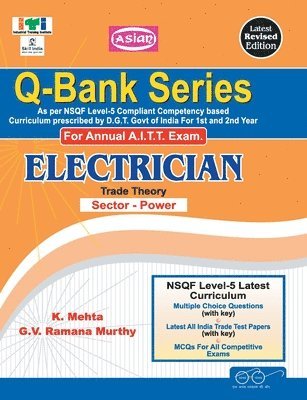 bokomslag Up-Todate Q-Bank Electrician (Mcq Sol. Paper) (Nsqf - 5 Syll.) 1st & 2nd Yr.