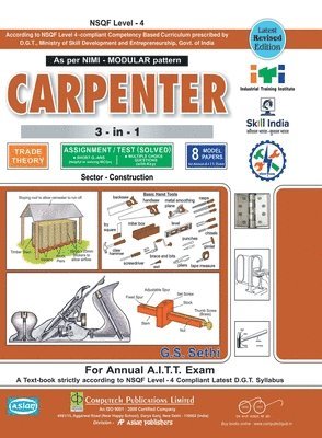 G. S. Sethi - Carpenter 3-In-1 Th. & Asst./Model (Sol.) (Nsqf - Modular), Häftad