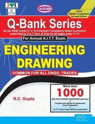 R C Gupta - Q - Bank Engg. Drawing (Mcqs With Key), Häftad