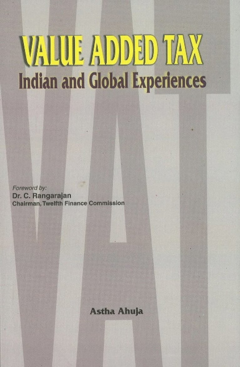 Astha Ahuja, Dr Astha Ahuja - Value Added Tax, Inbunden