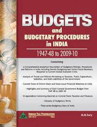 bokomslag Budgets & Budgetary Procedures in India -- 1947-48 to 2009-10