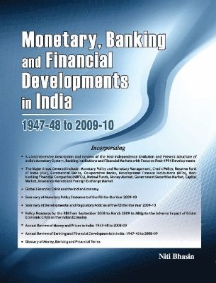 Monetary, Banking & Financial Developments in India 1