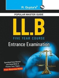 bokomslag LL.B Entrance Examination (5 Year Course)