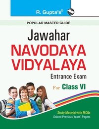 bokomslag Jawahar Navodaya Vidyalaya Entrance Exam for (6th) Class vi