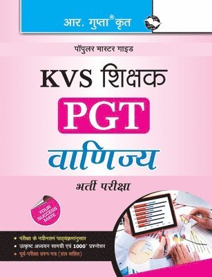bokomslag Kvs Teachers Pgt Commerce Guide