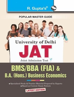 Delhi University Common Entrance Test for Bbe Bbs Bfia 1