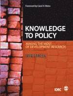 Fred Carden - Knowledge to Policy, Häftad