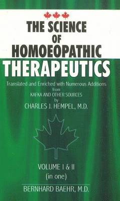 Science of Homoeopathic Therapeutics 1