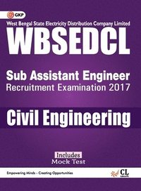 bokomslag WBSEDCLWest Bengal State Electricity Distribution Company Limited Civil Engineering (Sub Assistant Engineer)