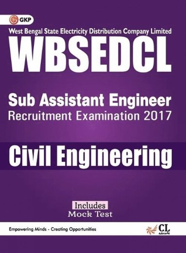 bokomslag WBSEDCLWest Bengal State Electricity Distribution Company Limited Civil Engineering (Sub Assistant Engineer)