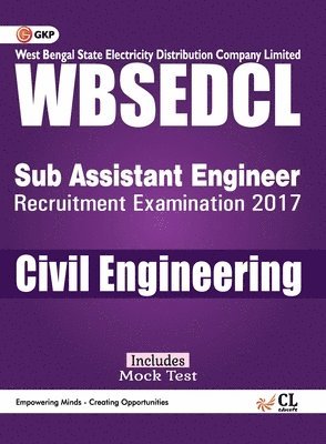 WBSEDCLWest Bengal State Electricity Distribution Company Limited Civil Engineering (Sub Assistant Engineer) 1