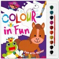 Mamta Garg - Brijbasi-Fun With Water: Colouring 32 Page Book Set For Kids- With 10 Watercolour Cakes Kit & Paint Brush, Safe, Washable, Organic & Non-Toxic Paints For Children-(Pink), Häftad. Tillgänglighet: Lägg i varukorg