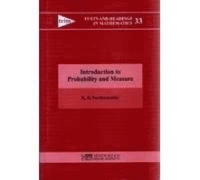 K.R. Parthasarathy - Introduction to Probability and Measure, Häftad