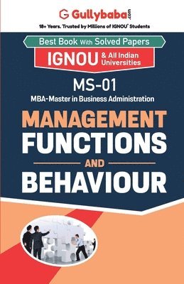 Saini A. K. - MS-01 Management Functions and Behaviour, Häftad
