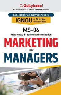 bokomslag MS-06 Marketing for Managers