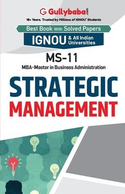 Rajender Kumar Yadav, Deepak Tomar - MS-11 Strategic Management, Häftad