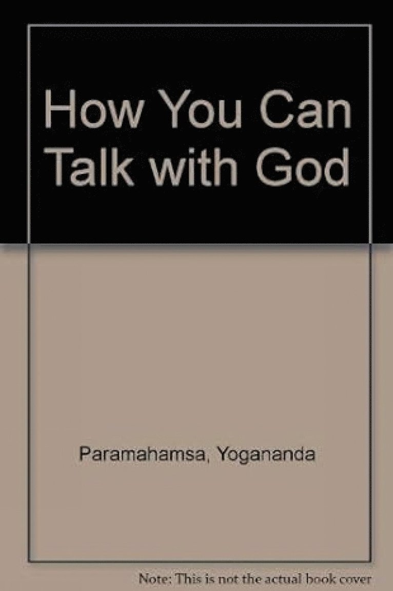 How You Can Talk with God