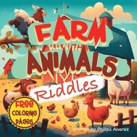 bokomslag Farm Animals Riddles and Coloring Pages for Kids