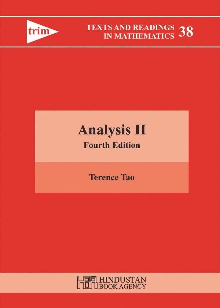 Terence Tao - Analysis II, Inbunden