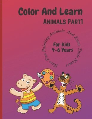 bokomslag Color And Learn Animals Part 1