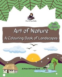 bokomslag Art of Nature A Colouring Book of Landscapes