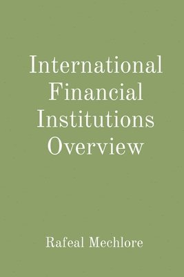 bokomslag International Financial Institutions Overview