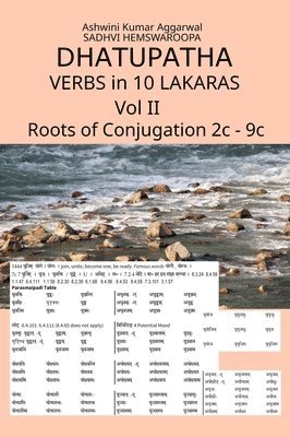 bokomslag Dhatupatha Verbs in 10 Lakaras Vol II: Roots of Conjugation 2c - 9c