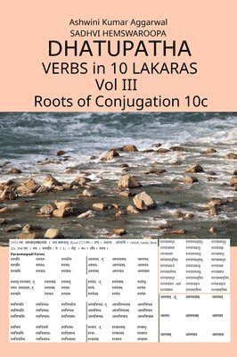 bokomslag Dhatupatha Verbs in 10 Lakaras Vol III: Roots of Conjugation 10c