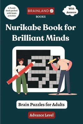 bokomslag Nurikabe Book for Brilliant Minds - Brain Puzzles for Adults - Advance level