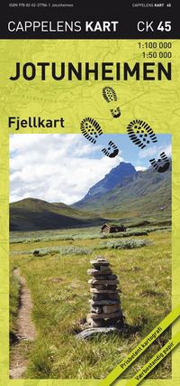 bokomslag Jotunheimen Fjellkart CK45 : 1:50000-1:100000