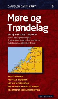 bokomslag Möre og Tröndelag Norge CK3 karta : 1:335000