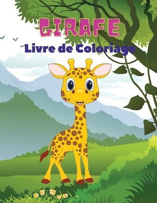 Girafe Livre de Coloriage 1