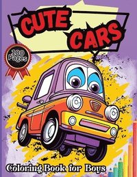 bokomslag Cute Cars Coloring Book for Boys