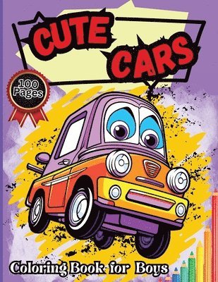 Tobba - Cute Cars Coloring Book for Boys, Häftad